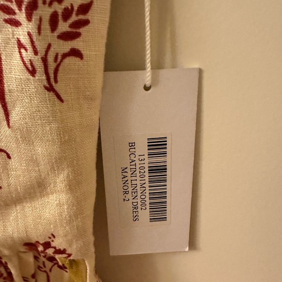 Reformation Bucatini Maxi Linen Dress Manor NWT Size 2 - Picture 3 of 5